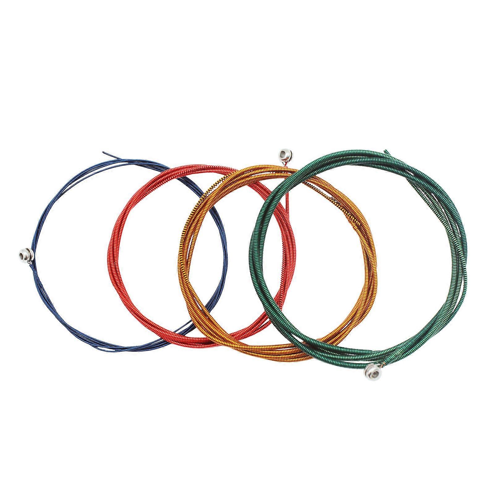 IRIN 4Pcs Electric Bass String Steel String for Electric Bass Imported Hexagonal Steel Core Musical Instrument Accessory Bass Guitar Strings