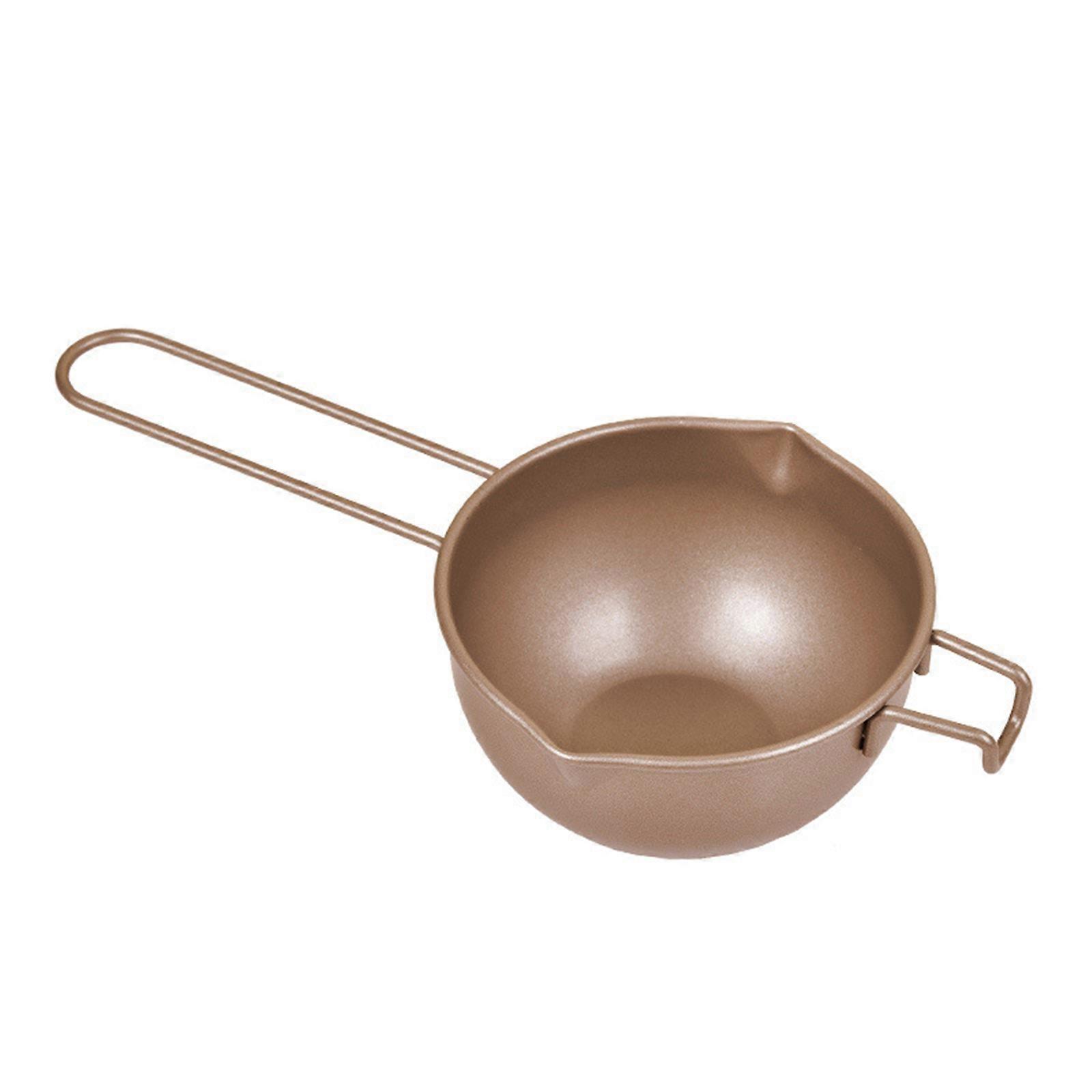 Universal Melting Pot Double Boiler Insert Rust-Proof Carbon Steel Double Spouts