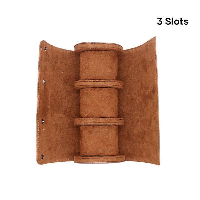 Multifunksjonell Watch Roll Reiseveske Lær Watch Roll Box Watch Roll Organizer for menn