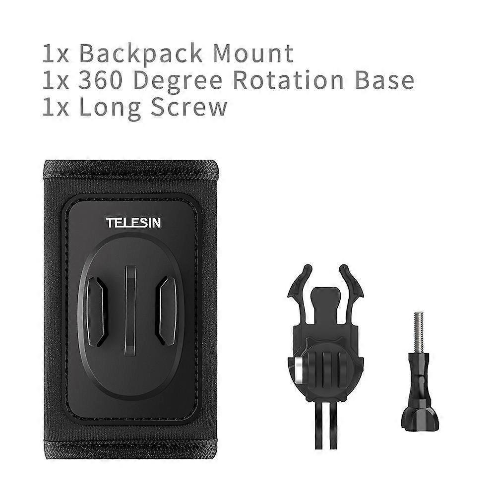 360 Degree Rotation Buckle Mount Quick Release Adjustable Double Head J-hook For GoPro 10 9 8 7 6 5 Osmo Action Insta360