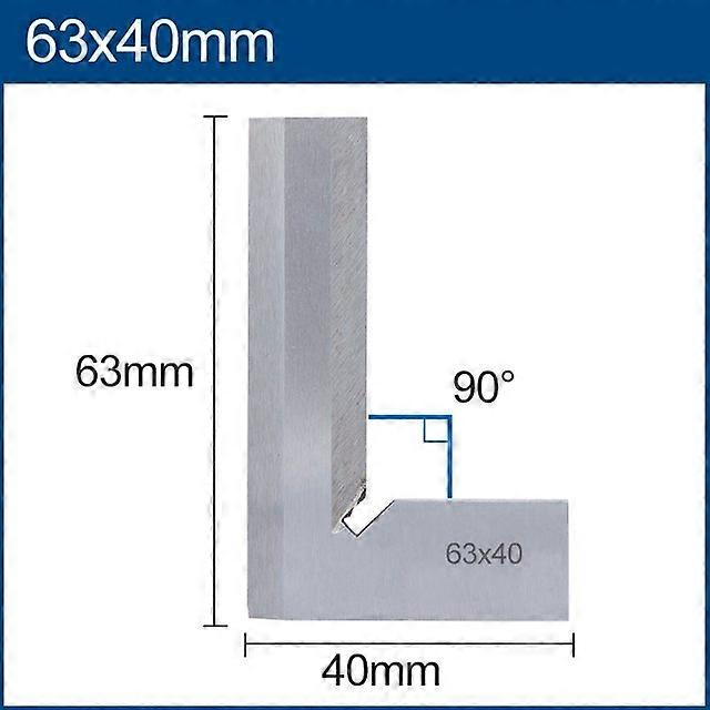 Gauge 90 Degrees Flat Edge Square Ruler Angle Ruler Measuring Tool Carpentry Woodworking Tools