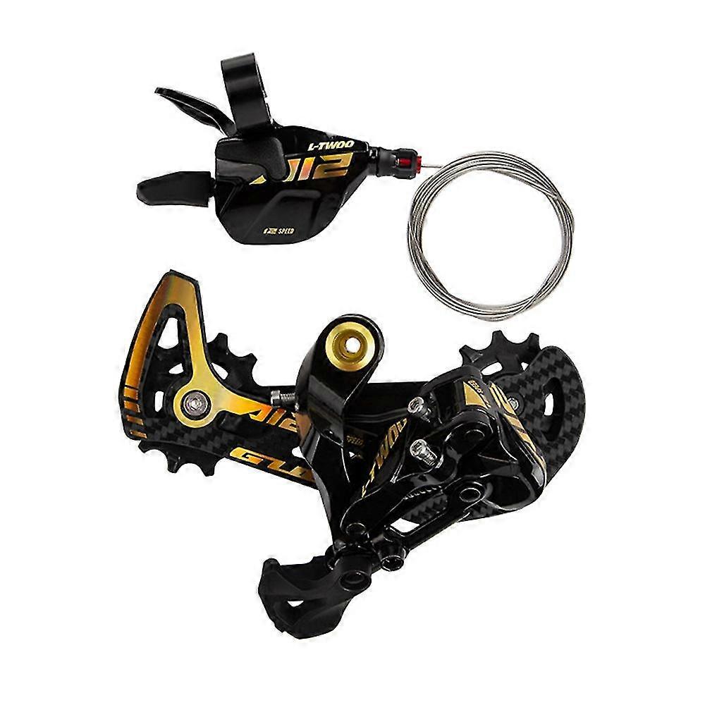 Mountain Bike 12-speed Transmission Kit Carbon Fiber Xx1 12-speed Dial Rear Dial Gold Standard 2-p