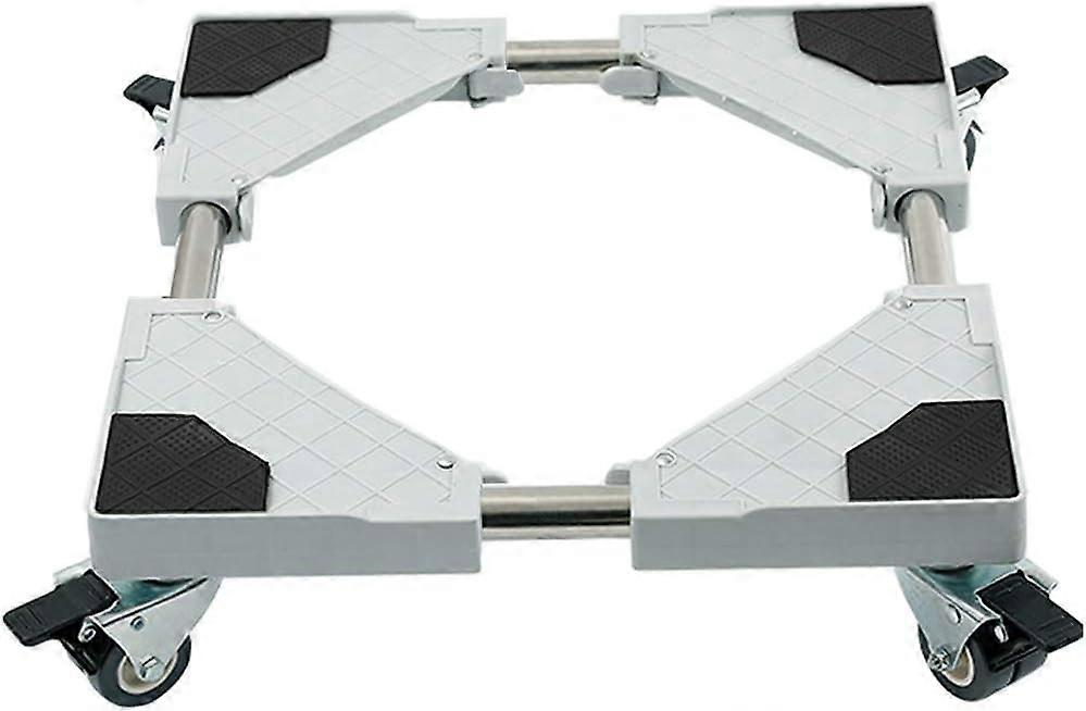 Adjustable Dolly Roller Base Multi-Function Refrigerator Stand with Movable Base for Washing Machine, Fridge and Dryer (4 Wheels)