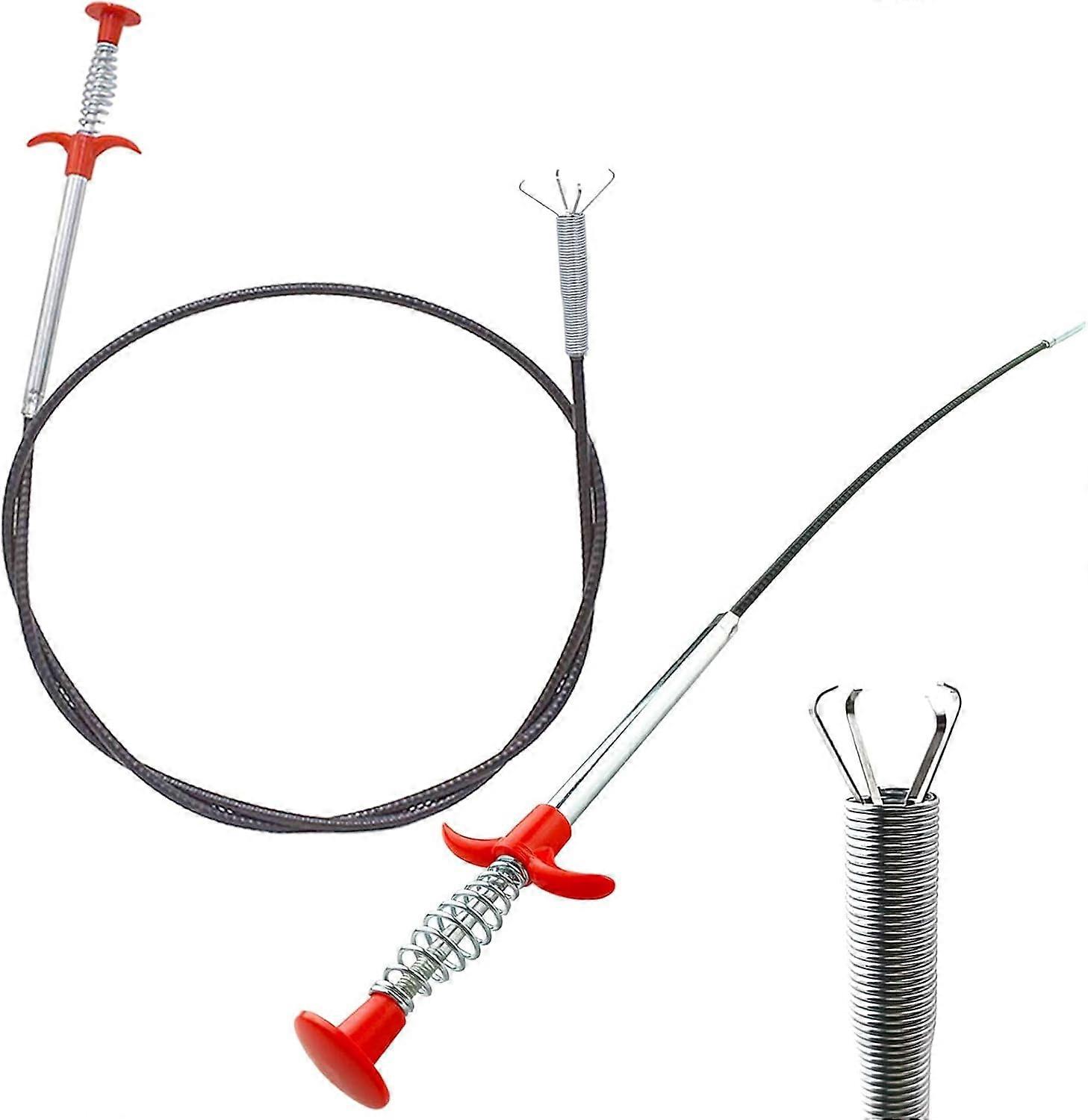 Set of 2 flexible claw clamps for working in tight spaces (90 cm/200 cm)
