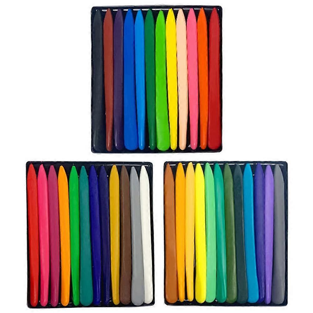 Triangular Crayons, Mixed Colored Crayon for kids(24-colors)
