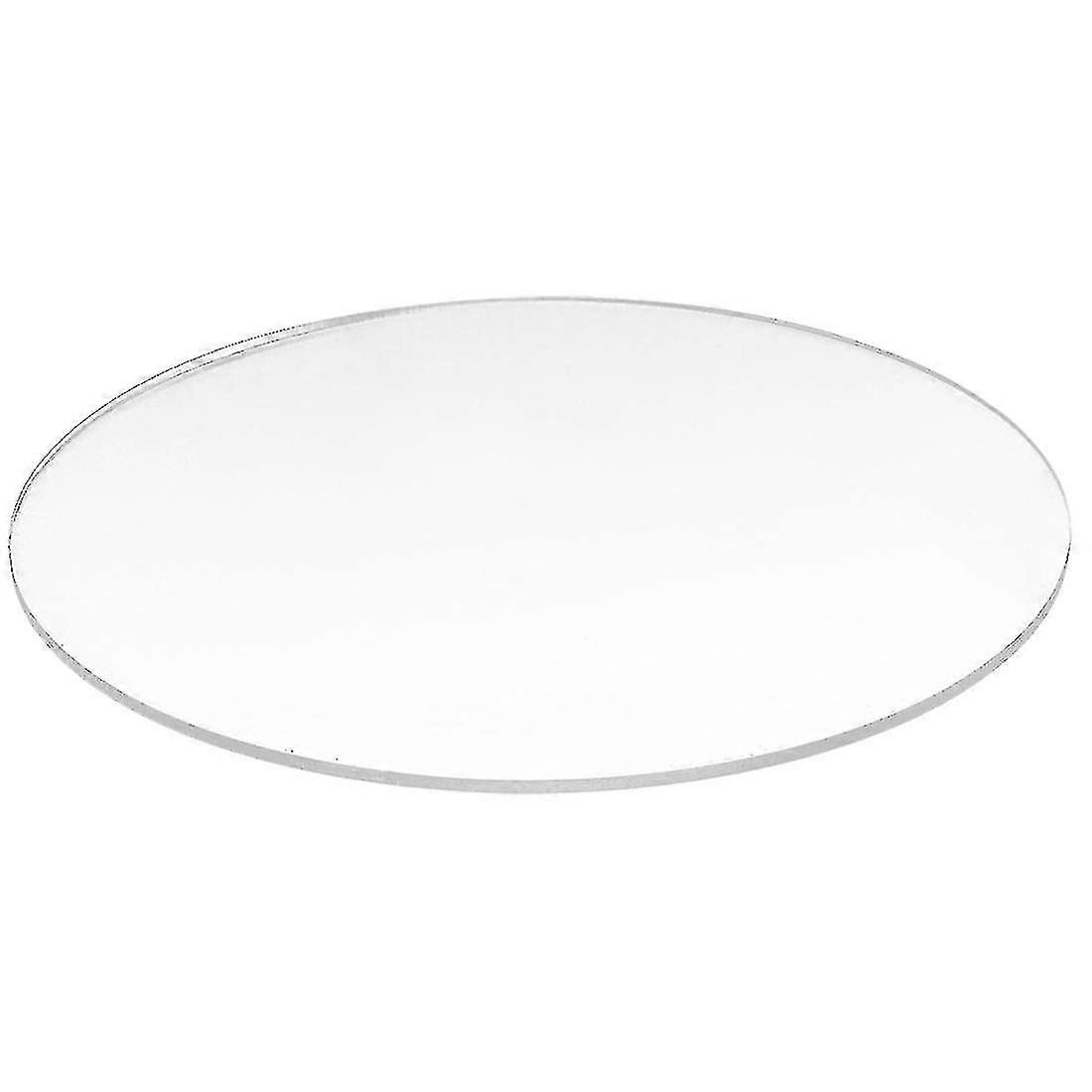 Transparent 3mm Thick Mirror Acrylic Round Disc Diameter:85mm
