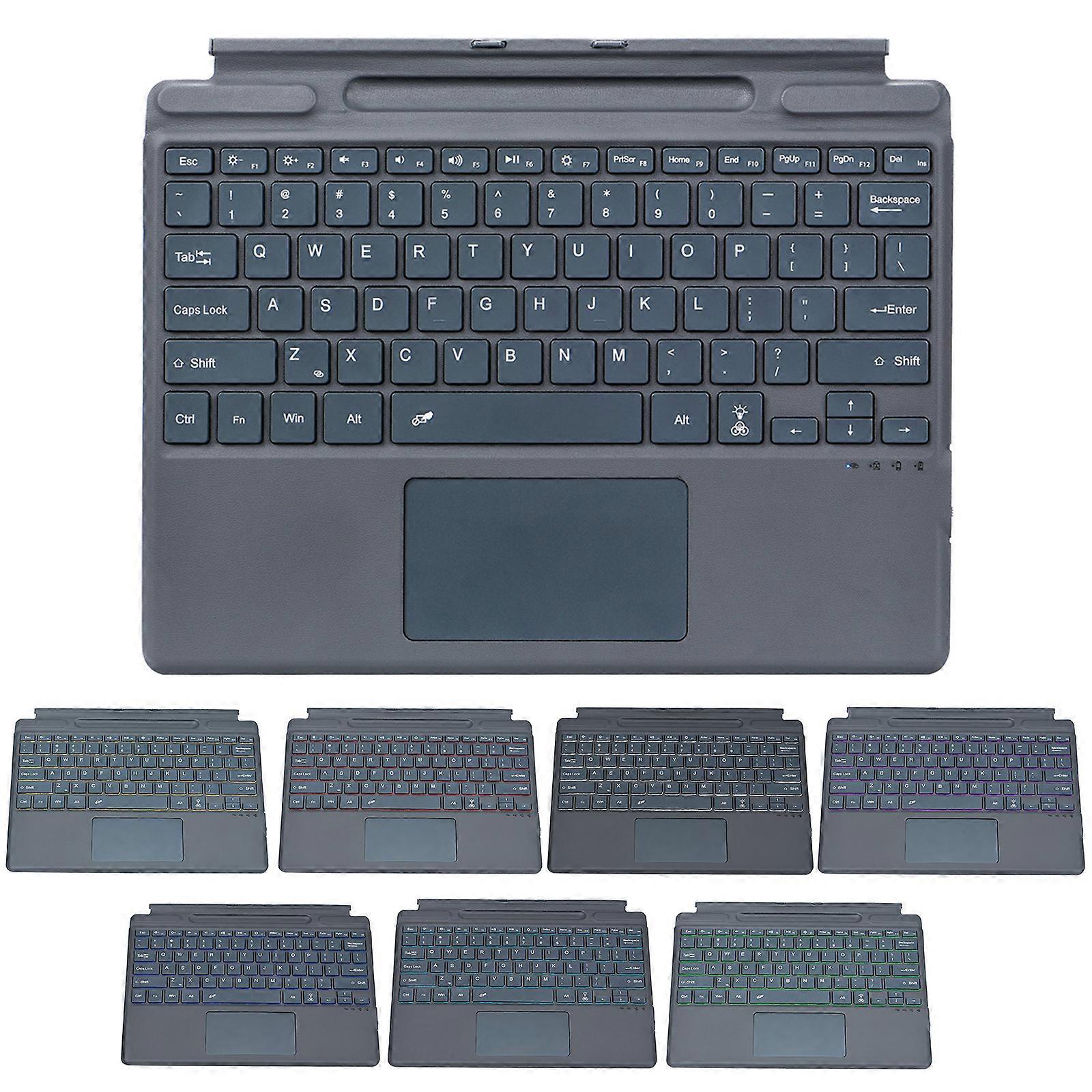 Slim Rechargeable Wireless Keyboard for BT-compatible for Microsoft