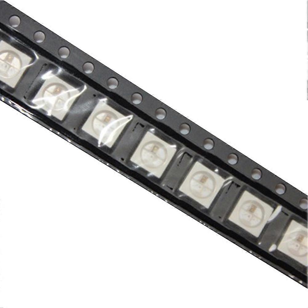 500Pcs WS2812B (4 broches) puce LED 5050 RGB SMD blanc Version WS2812 individuellement adressable numérique