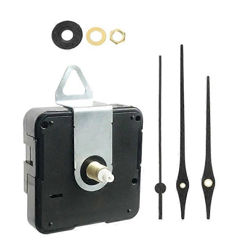 DIY Wall Clock Movement with Long Spade Clock Silent Clock Movement Replacement Repair Parts 8-10mm Dial Thickness 2023 New