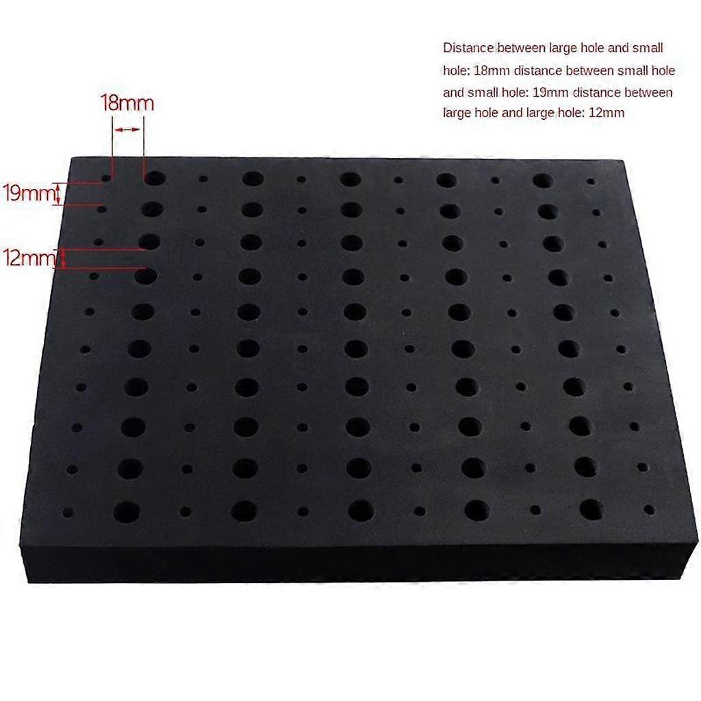 Router Bit Storage Tray Toolbox 11x13 Inch 110 Bits 60x 1/4" & 50x 1/2"