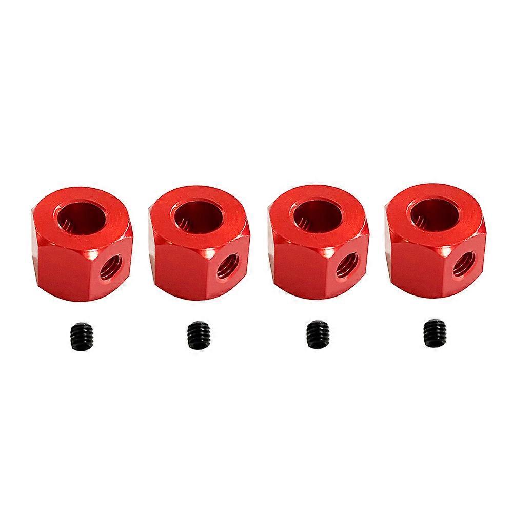 4PCS 5mm to 12mm Metal Combiner Hub Hex Adapter for D12 C14 C24 B14 B16 MN D90 D91 RC Car Upgrade P