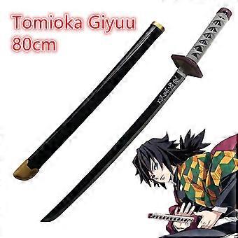 Katana Demon Slayer Cosplay Épée De Samouraï Épée Danime En Bambou 76cm 104cm Sabre Japonais En Bois Anime Epee Ninja Pour F Amz