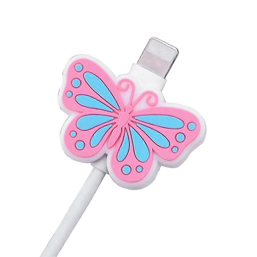 Usb Charger Cable Protective Cover Cute Insect Shape Cord Protector For