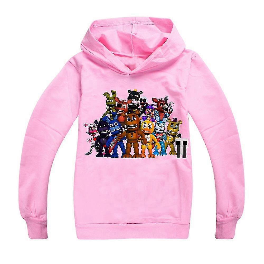 Five Nights At Freddy's Print Ragazzi Ragazze Carino Felpe Con Cappuccio Maglione Autunno Inverno Sciolto Felpa Con Cappuccio Top P