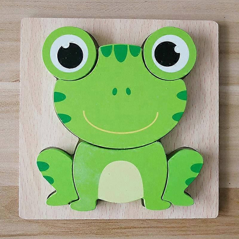 puzzles en bois Toddlers,Puzzle animal puzzle ensemble Early LearningTurtle