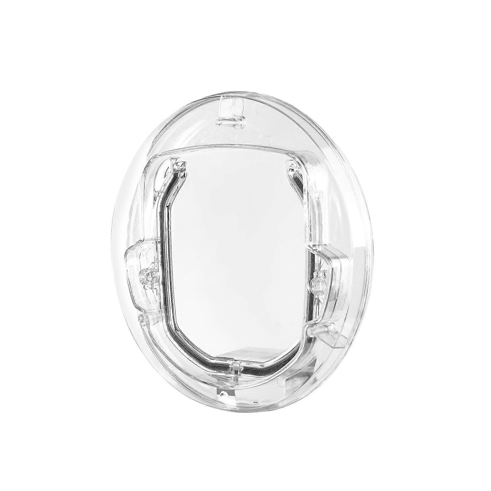 For Dogs and Cats Magnetic Mosquito Net Door in PC 4 Ways Access with Rigid Resistant Lock Closing Panel Included 40*40*4CM transparent