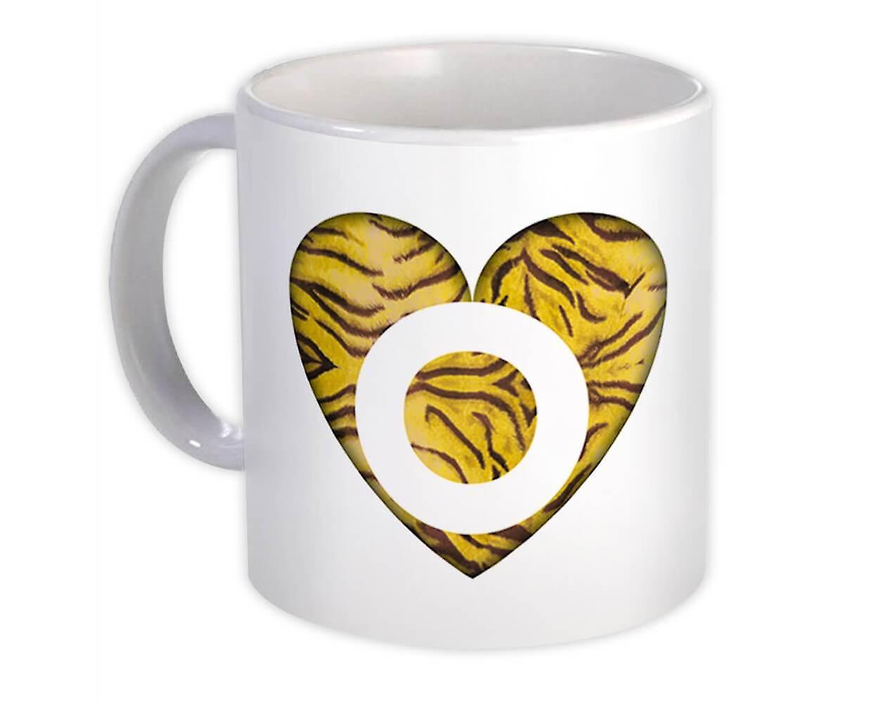 Gave krus: Monogram Brev O Tiger