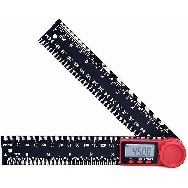 in 1 Digital Angle Protractor, LCD Digital Angle Measurer 8-inch 200mm Angle Gauge, Zero Setting, Degree Flip and 0-360 Locking Function for Craftsmen