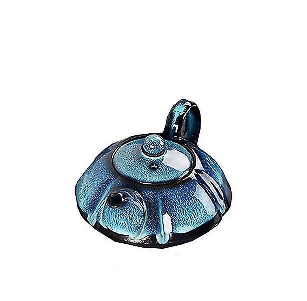 Coffee tea sets jun kiln change glaze teapot temmoku glaze pot handmade kettle 180ml 01