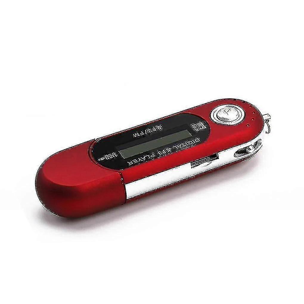 Portable Usb Mp3 Music Player, With Digital Lcd Screen