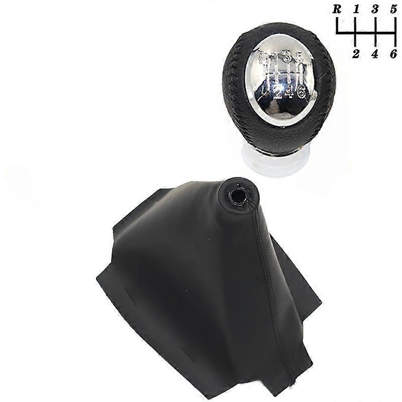 Gear Shift Knob Lever Shifter Dust Jacket For Mazda 6 GG M6 2002 - 2007 Manual Gearbox Stick Handle Lever Change Knob Cover