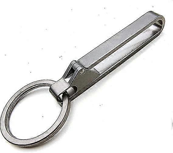 Titanium Belt Buckle Keychain Pocket Clip Quick And Easy Access To Keys Titanium Key Holder With Detachable Keyring-c