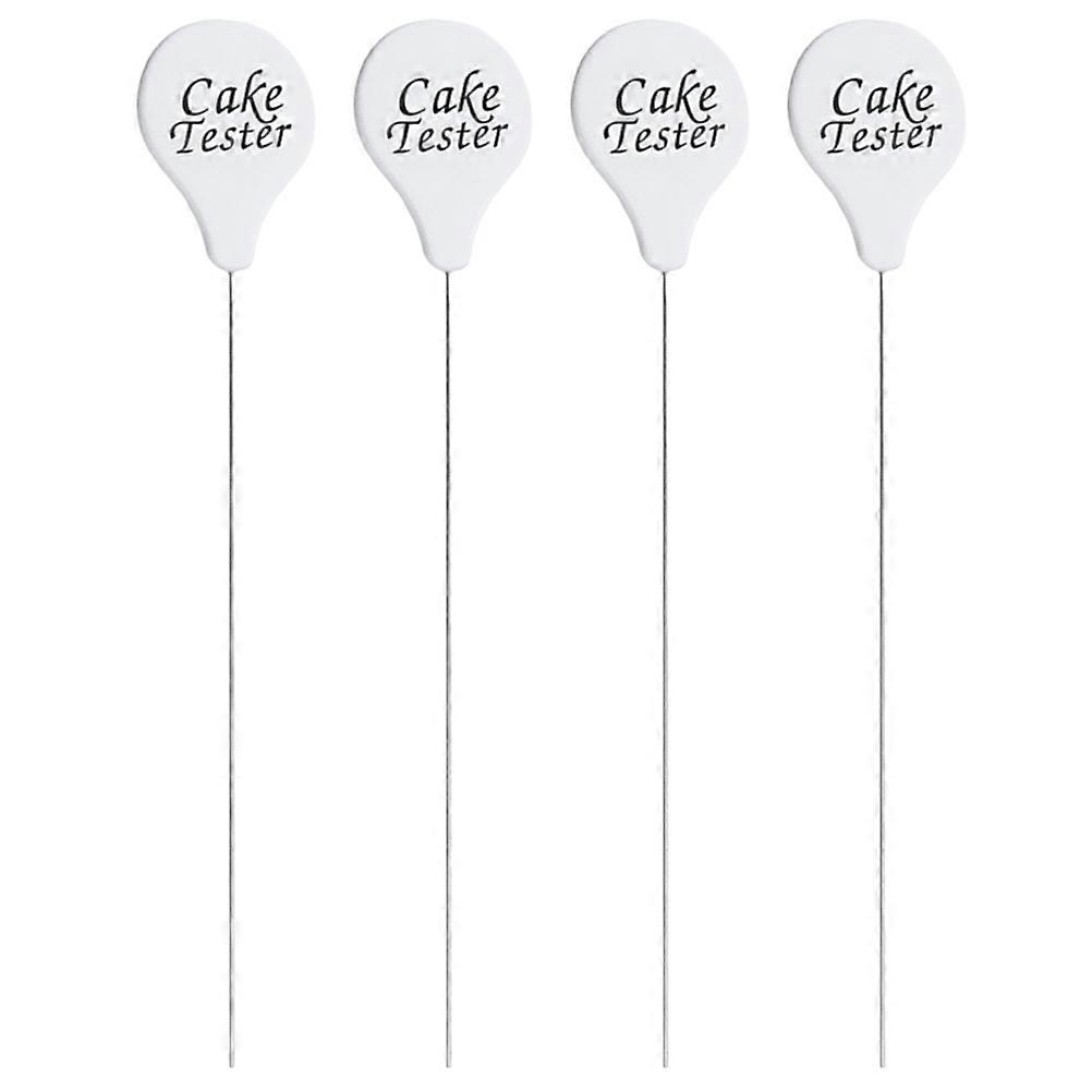 4PCS Stainless Steel Cake Tester Practical Biscuits Baking Test Needle DIY Baking Tool for Cake Bread Muffin Testing (Style A)