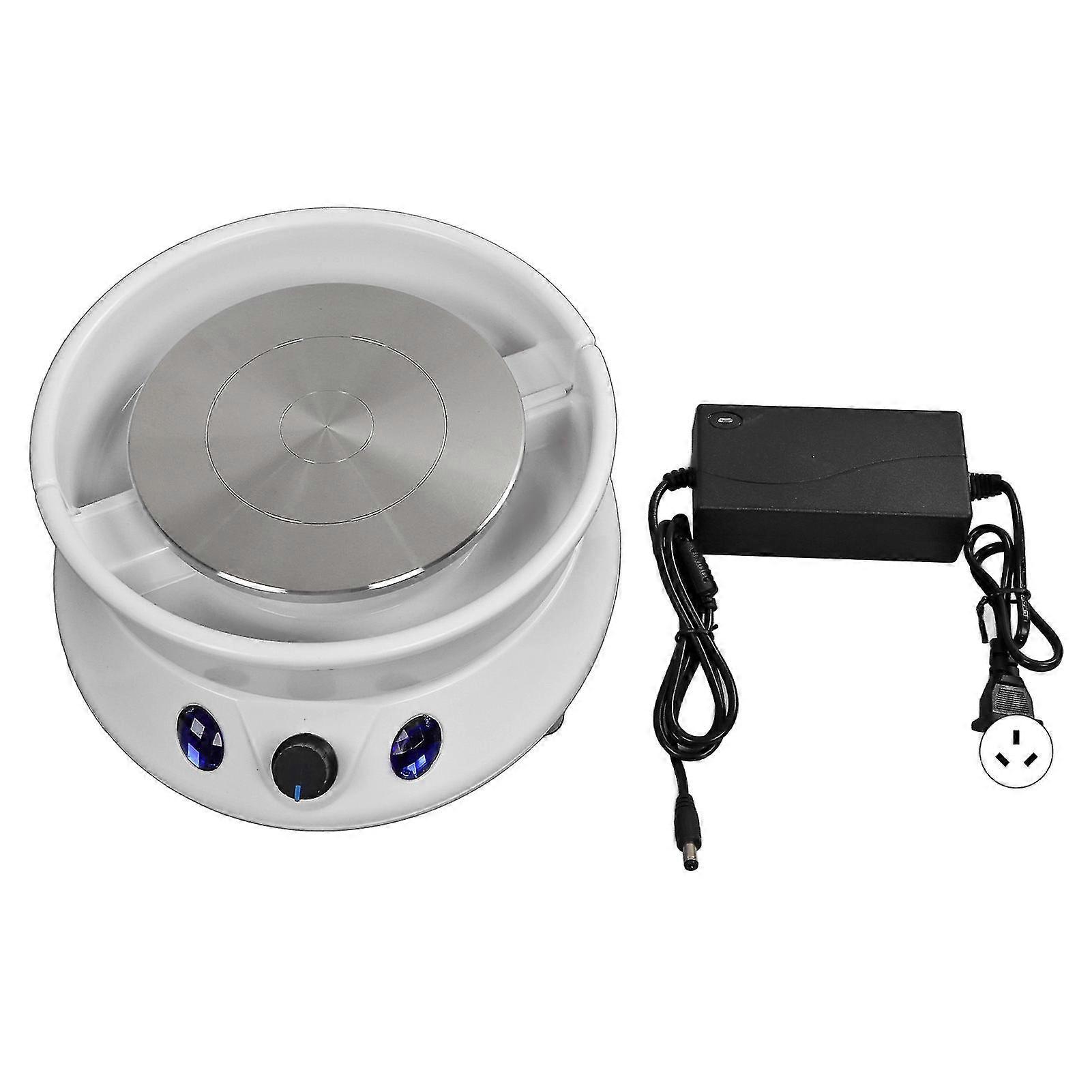 15cm Pottery Wheel - Humanized Design 3-Legged Support - ABS Alloy Ceramic Machine - 100-240V - AU Plug