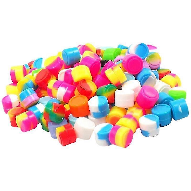 50/20/10Pcs Silicone Containers Non-stick Multi-use Storage Jars Microwave Freezer Safe Elastic Sili-ZZY