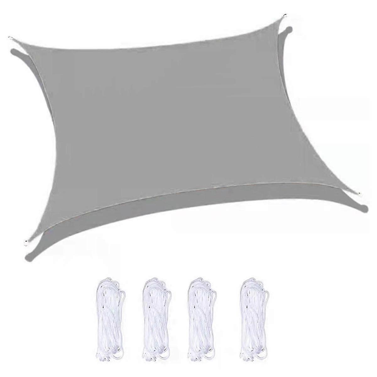 2X2.5m parasole vela baldacchino tenda da sole permeabile tessuto pergola copertura, per patio esterno prato giardino cortile posto auto coperto