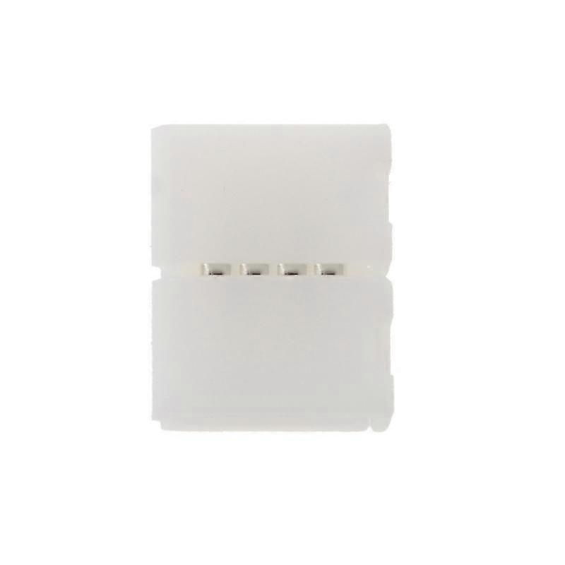 Solderless Clip-On Coupler Connector 4 Pin 10mm For 5050 Rgb Led Strip Light