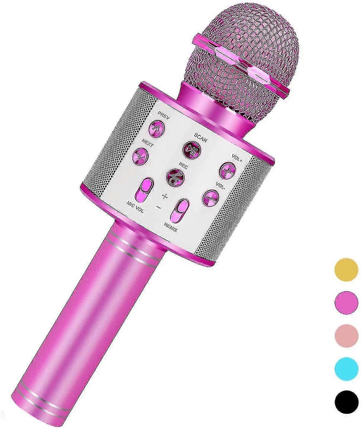 Bluetooth Wireless Karaoke Microphone, Party Favor For Kids Age