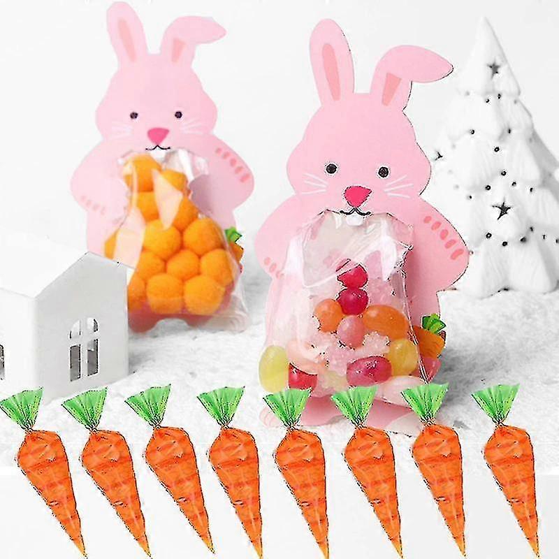 Easter Bunny Candy Bag Greeting Cards Easter Bunny Carrot Candy Bag