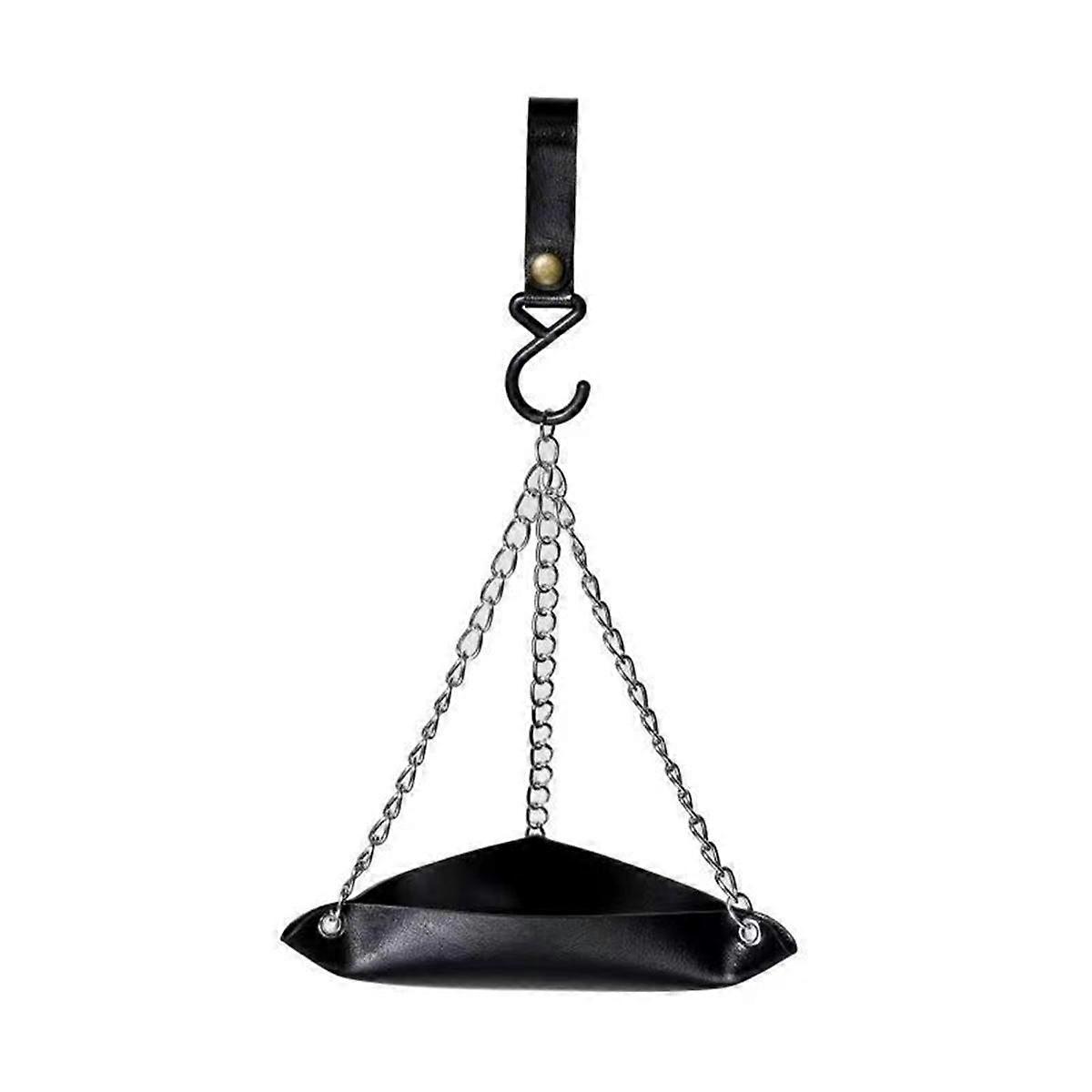 Fuglefoder Fuglefoderbakke Hængende Fugl Vandbakke Have Fuglefoder Udendørs terrasse Hængende Fuglefoder Sort