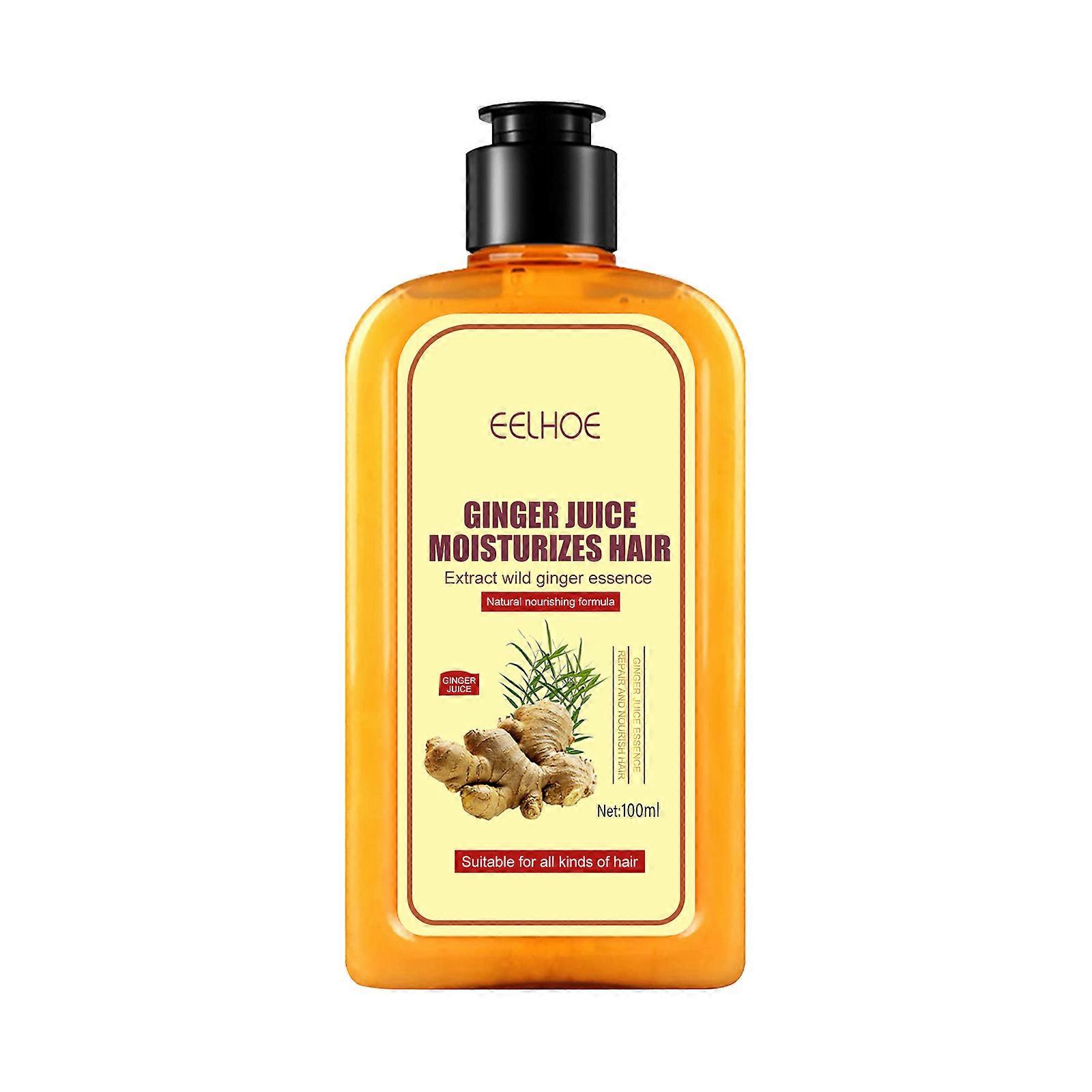 Instant Ginger Hair Regrowth Shampoo,100ml Ginger Shampoo For Hair Growth, Ginger Hair Care Shampoo, Anti-Hair Loss
