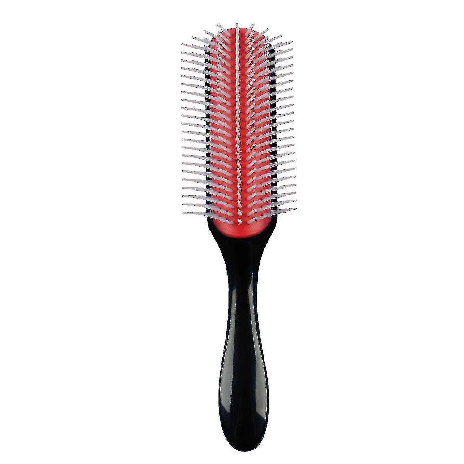 H Bru For Y H, 9-row Cush Brush Nylon Bristle With Anti-static Rubber Pad Styling Hbrush Tools