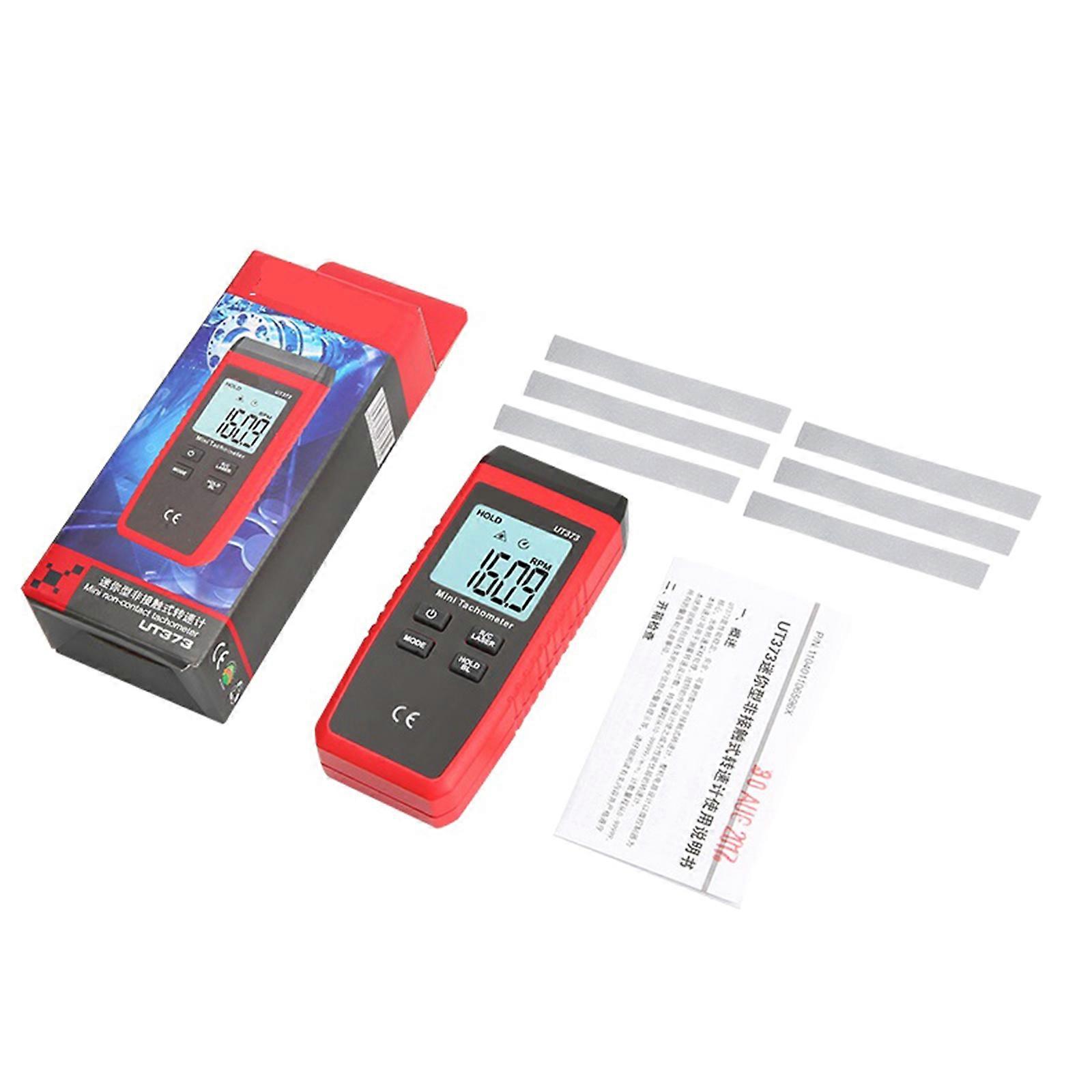 Non-Contact Digital LCD Laser-Photo Tachometer Automatic Measure Test Meter Tool