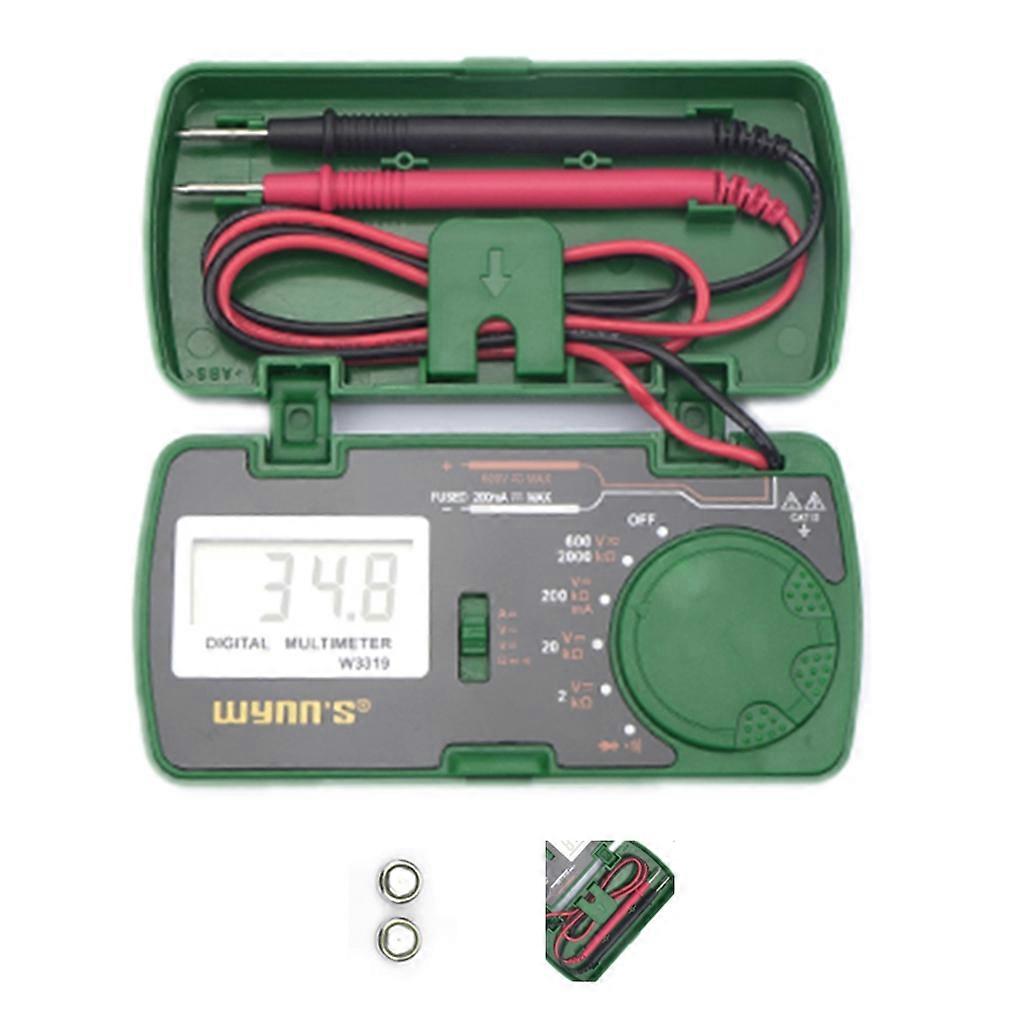 LCD Digital Multimeter Backlit Detector High Accuracy Auto-off Volt-Amp Tester