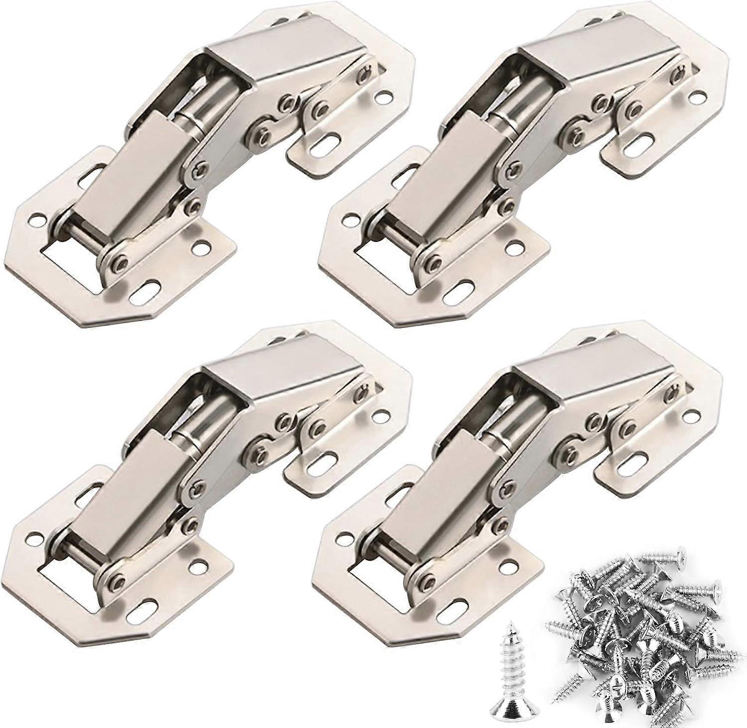 4-pack cabinet door hinges for supporting furniture components