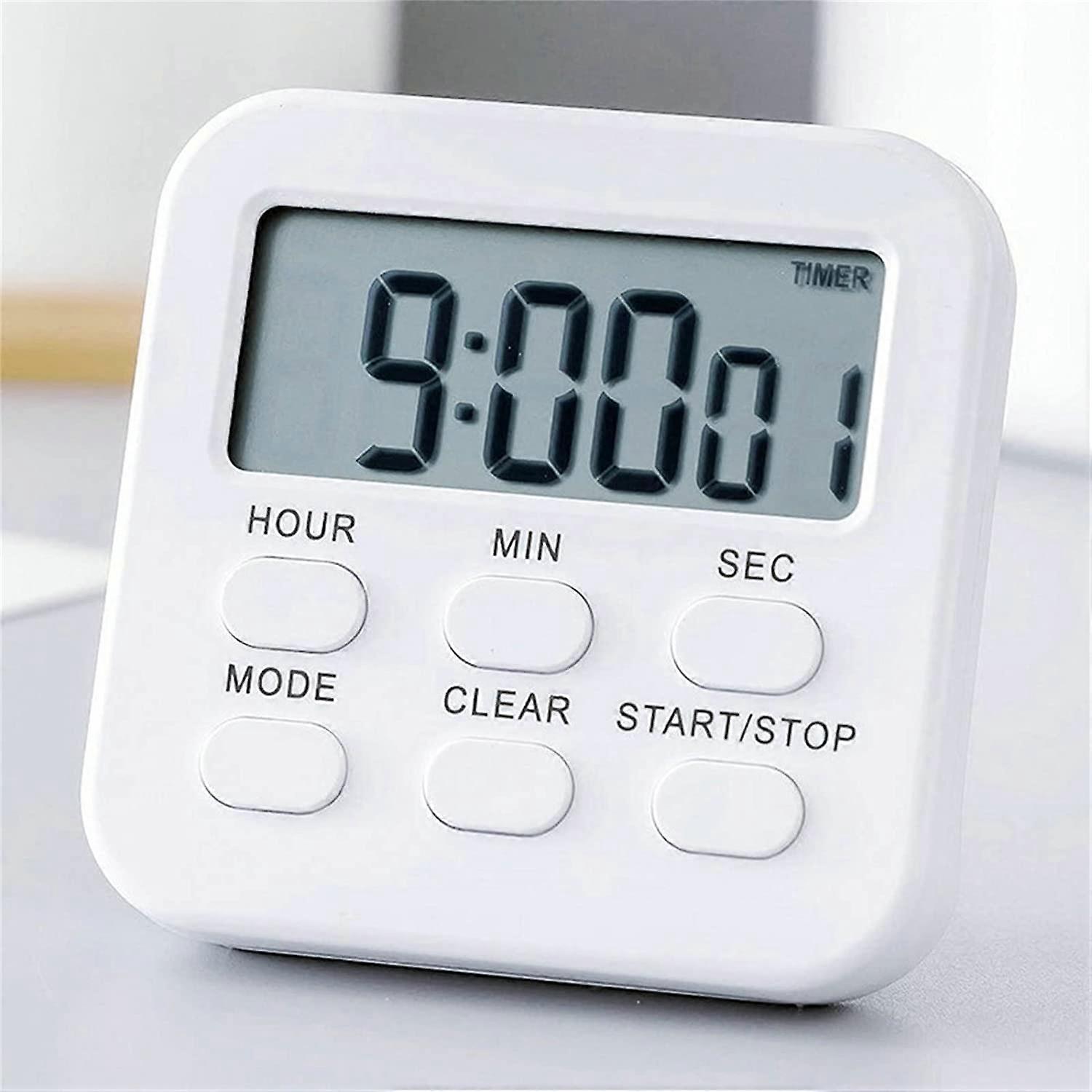 Magnetic Digital Kitchen Timer Loud Alarm Count Up Down Clock with Folding Stand Time Management Tool
