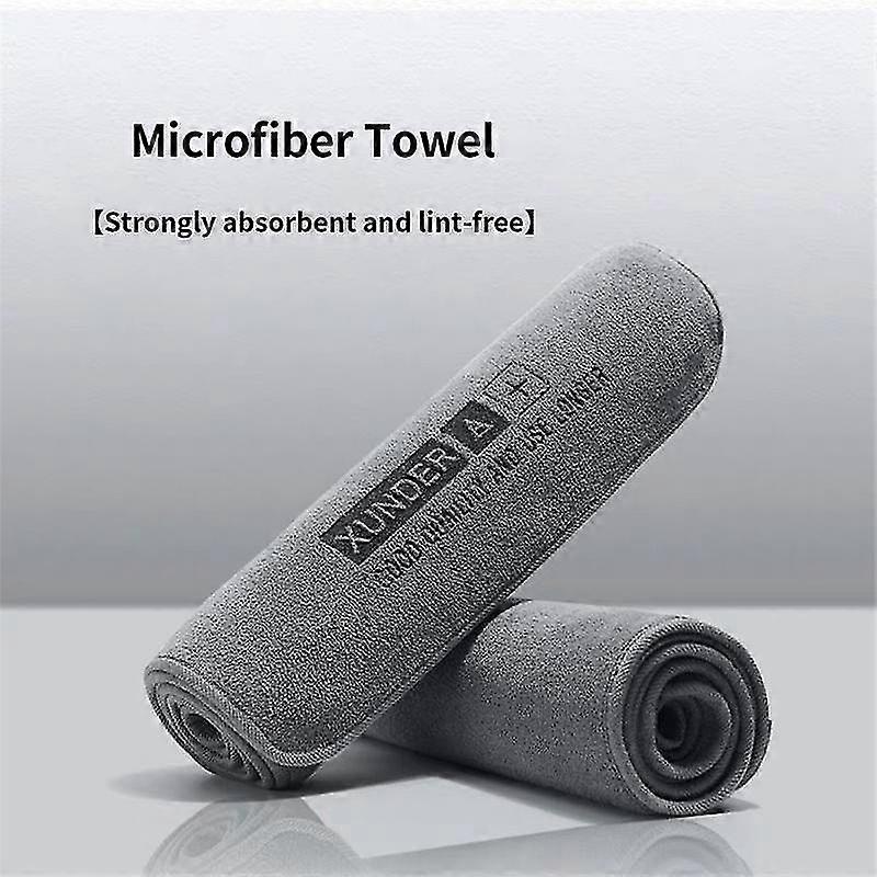 Car Wash Towel Microfiber Double-layer Plush Microfiber Absorbent Drying Cloth Car