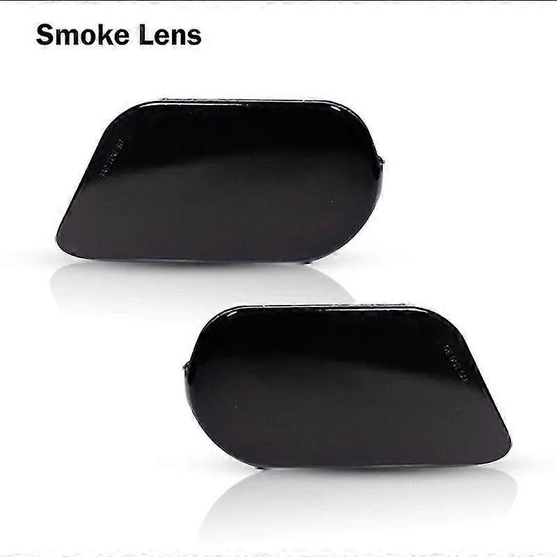 2pcs For Pontiac Firebird White/amber Led Bezel Assembly W/sequential Flash Turn Signal Function And Daytime Running Light 98-02