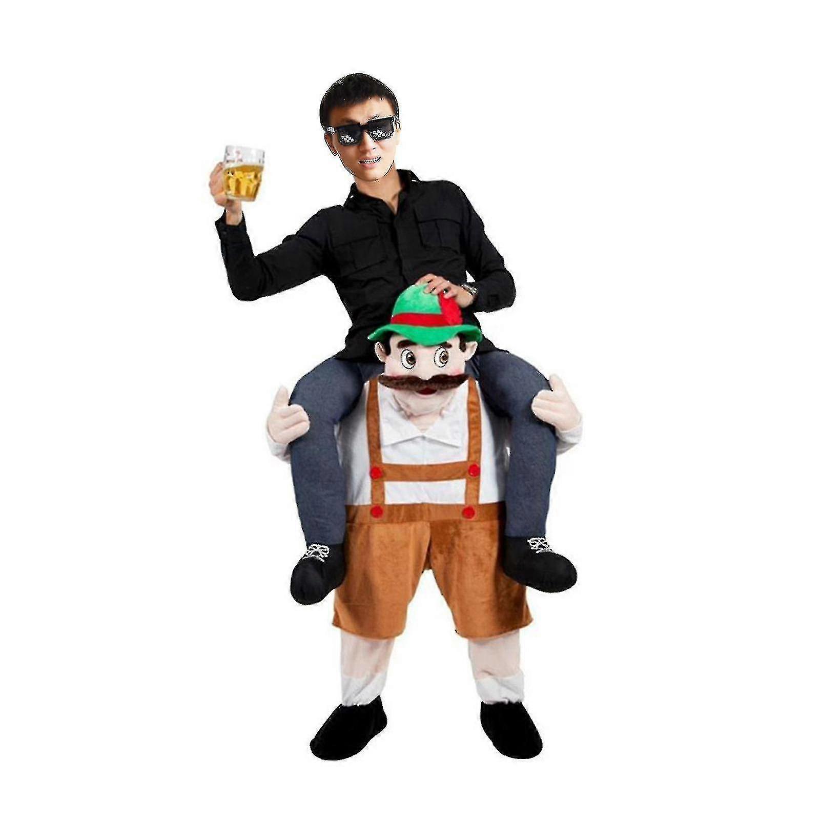 Újdonság Fun Unisex Costume Party Színpadi előadás jelmez cucc a saját lábát