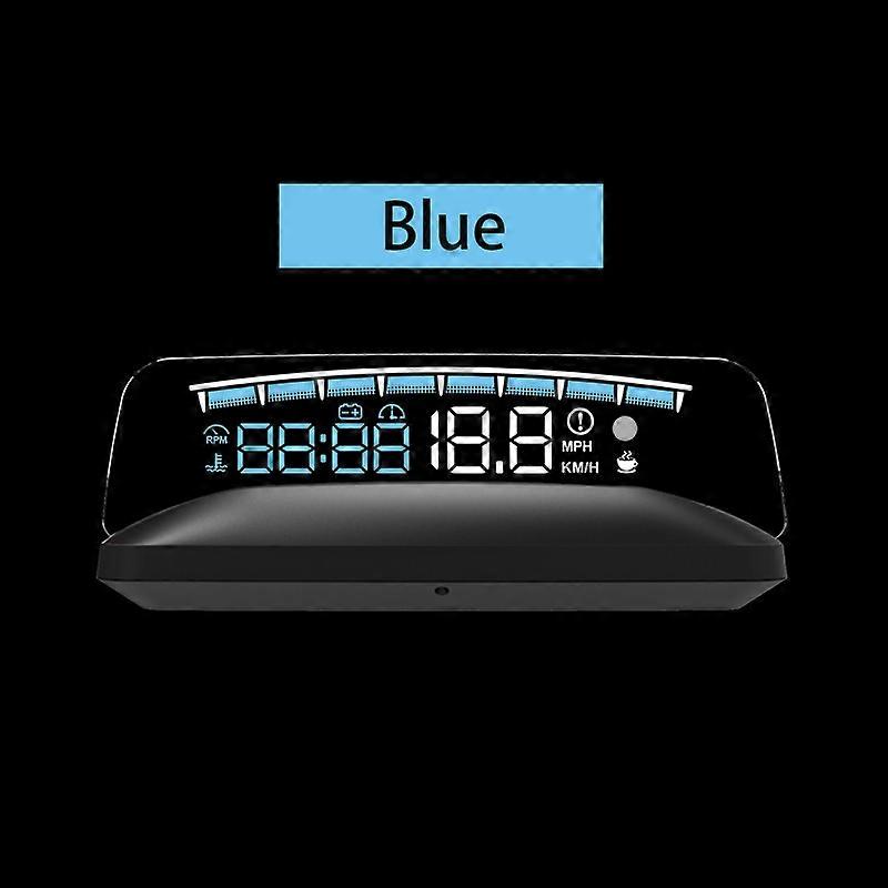 Vjoycar 2023 Mirror Projector HUD Head up Display Car OBD2 Gauge Windshield Speed Display Overspeed Security Alarm RPM Voltage