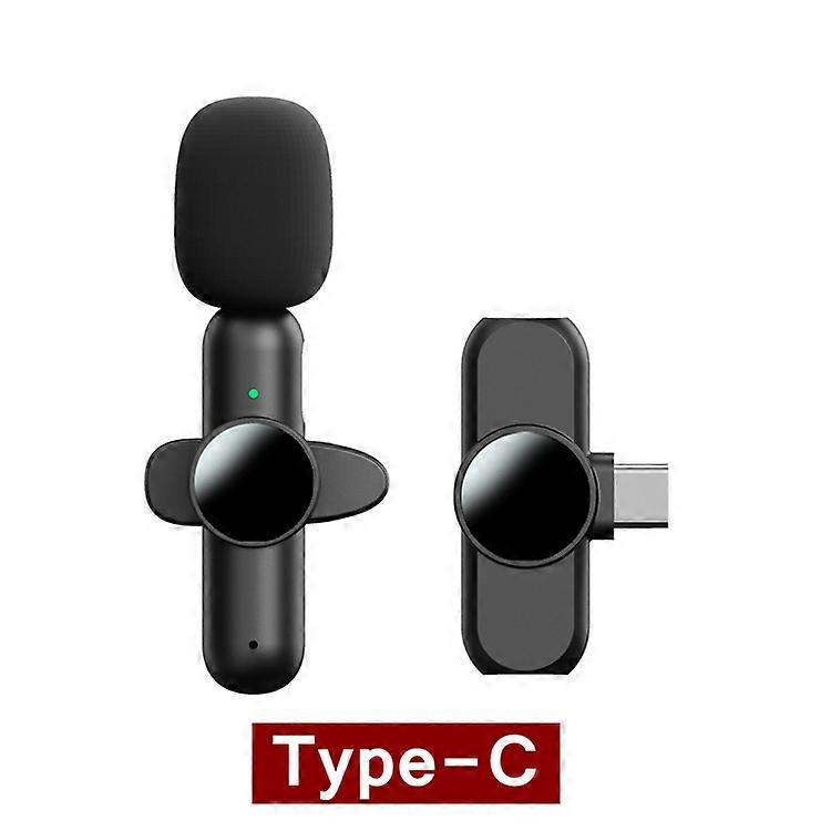 3-in-1 Wireless Lavalier Microphone Compatible with IOS Recording Lapel Microphone Camera For YouTube TikTok Live Video Mini Mic