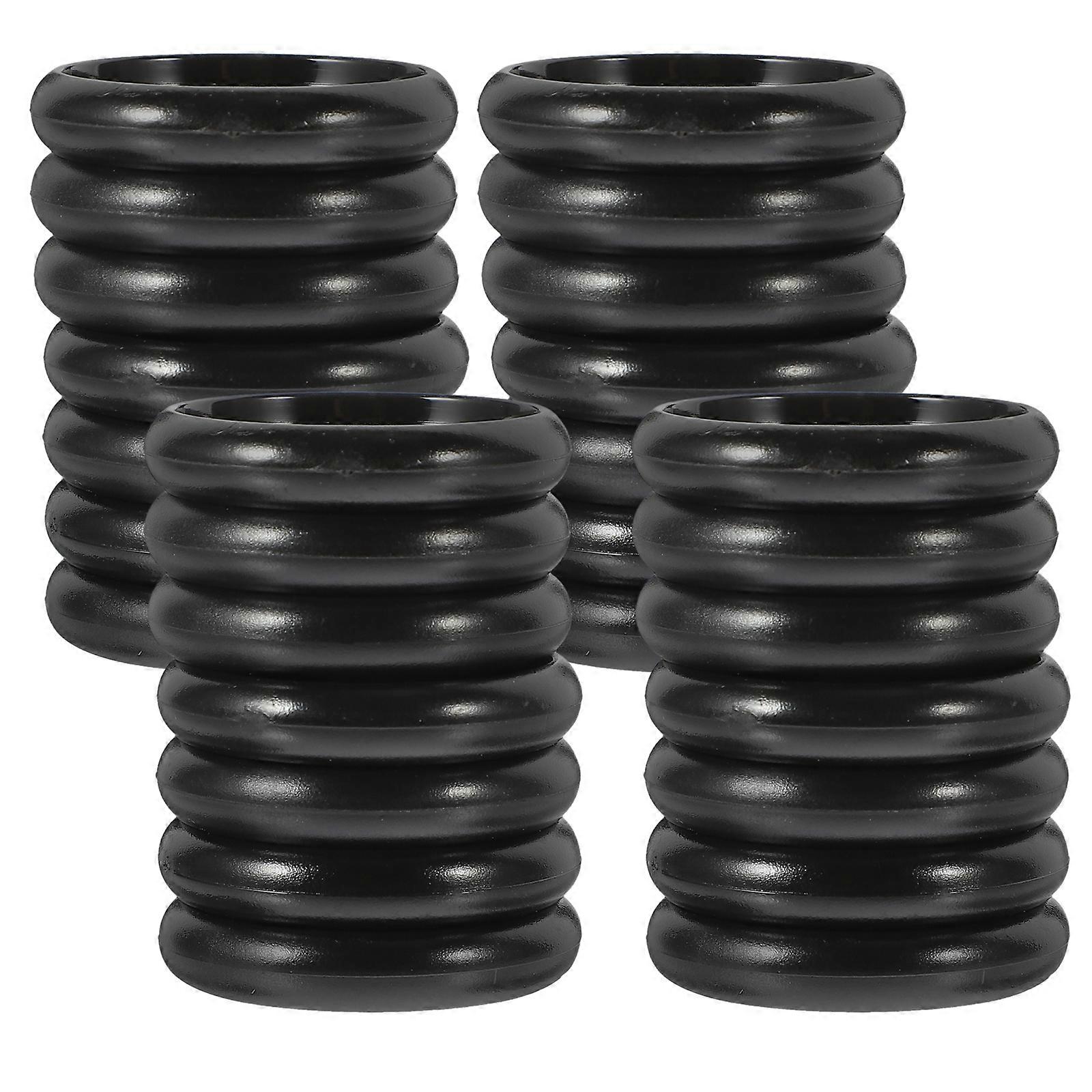 44stk plast bogbinding diske Bladbindemiddel ringbind ringe til DIY notesblokke planlæggere