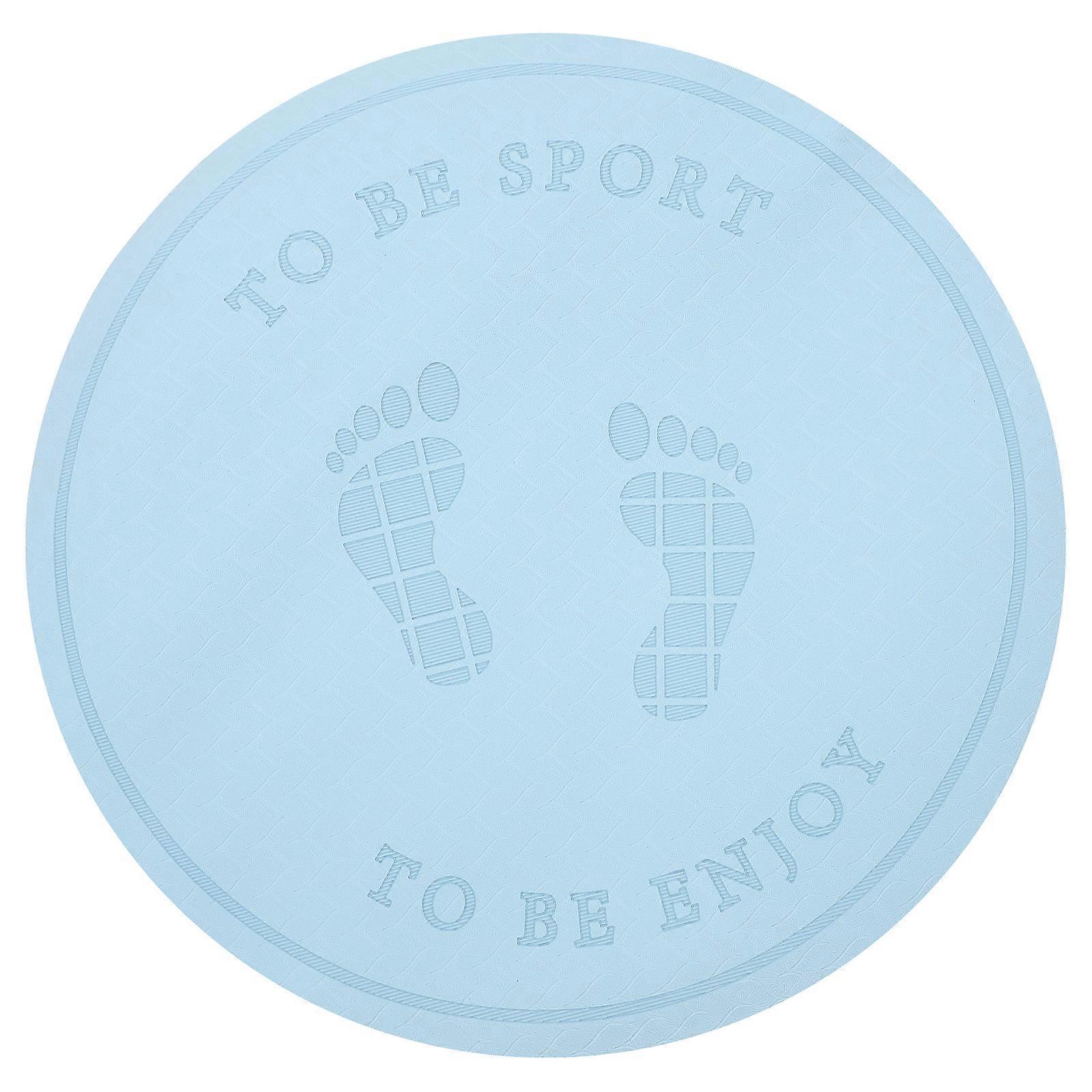 Round Jump Rope Mat Non-slip Gym Mat Indoor Skipping Mat Household Skipping Cushion