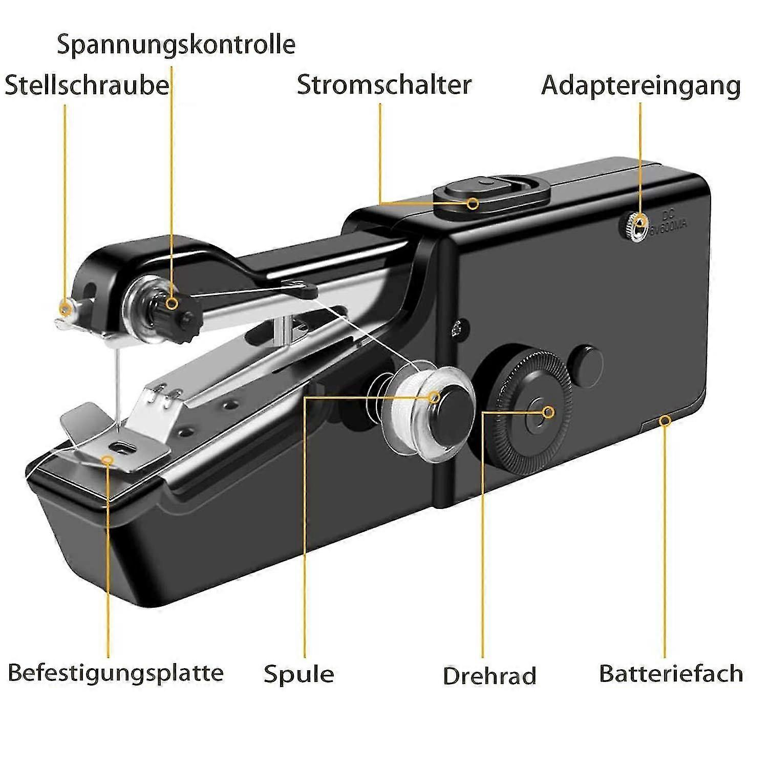 Mini machine à coudre électrique portable - Couture à la main portable