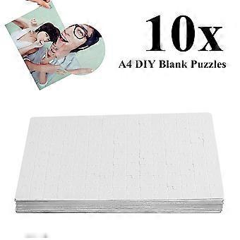 10/5X A4 DIY Blank Dye Sublimation Udskrivbar Puslespil Varmepressemaskine Sublimer Dit yndlingsbillede Opret unik gave