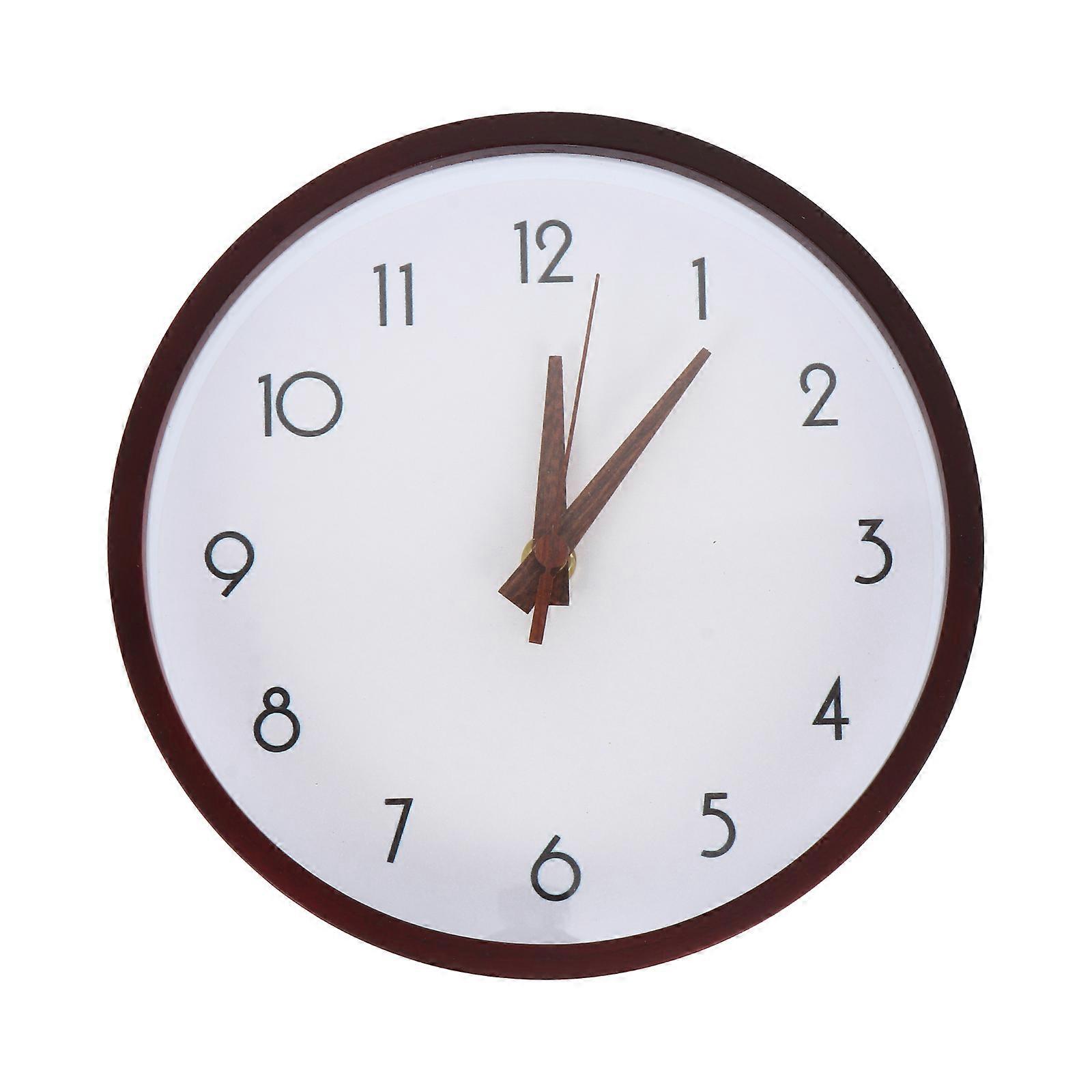 1pc 8-inch Decorative Round Wall Clock Wall Clock Home Ornament for Home